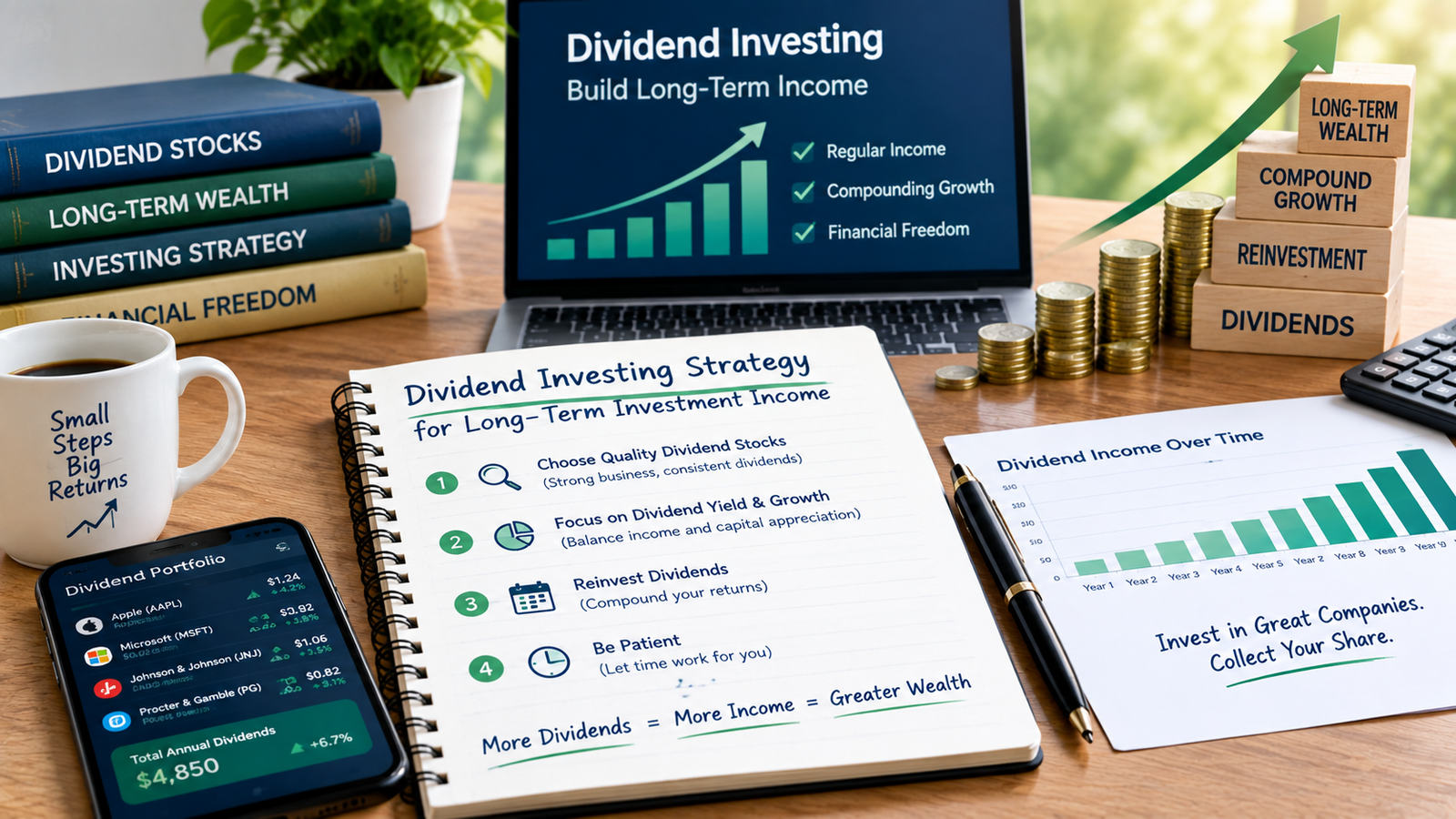 Dividend Investing: A Beginner’s Guide to Earning Income From Stocks